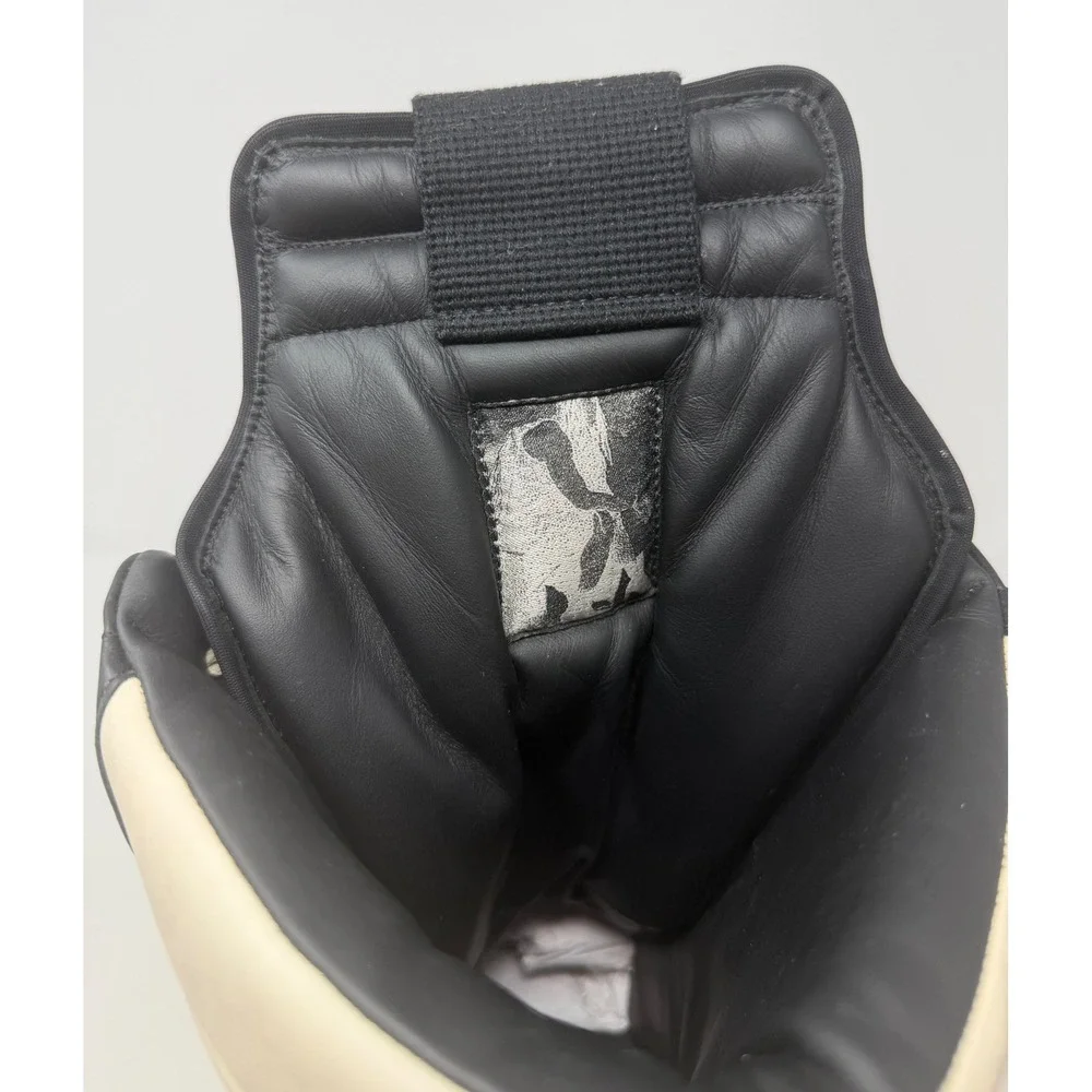 Rick Owens Mega Geobasket Sneaker Black/Milk Size 10 US 43 EU